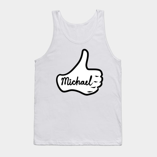 Men name Michael Tank Top by grafinya